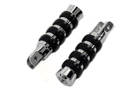 HARLEY Highway Bar Magna Ring Style Fußrasten-Set Passend für 0- Zoll Custom, Anwendung für 5/8 Zoll Vierkantrohr