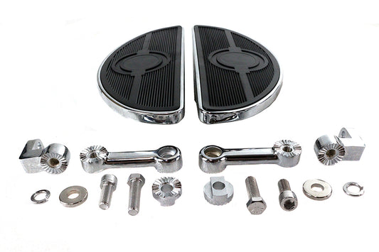 HARLEY Driver Adjustable Footboard Kit Fits 0-  Custom, applicaton to fit where a male clevis style