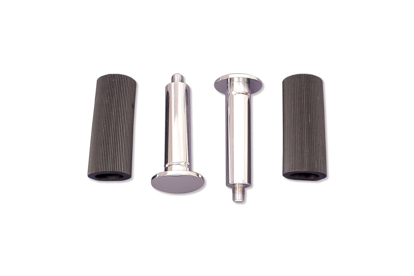 HARLEY Rear Buddy Seat Footpeg Set Chrome fits 1938-1948 UL,   1941-1964 FL,   1941-1952 WL,