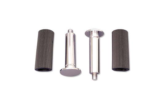 HARLEY Rear Buddy Seat Footpeg Set Chrome fits 1938-1948 UL,   1941-1964 FL,   1941-1952 WL,