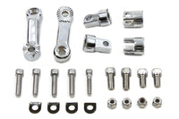HARLEY Fahrer-Fußrastenhalter-Set, verstellbar, passend für FXST ab 1984, FXDWG 1994-2017,