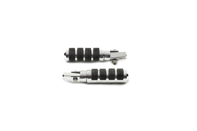 HARLEY Cats Paw Fußrasten-Set Chrom Passend für 0-Alle, mit 1/2 x 20 Befestigungsloch"