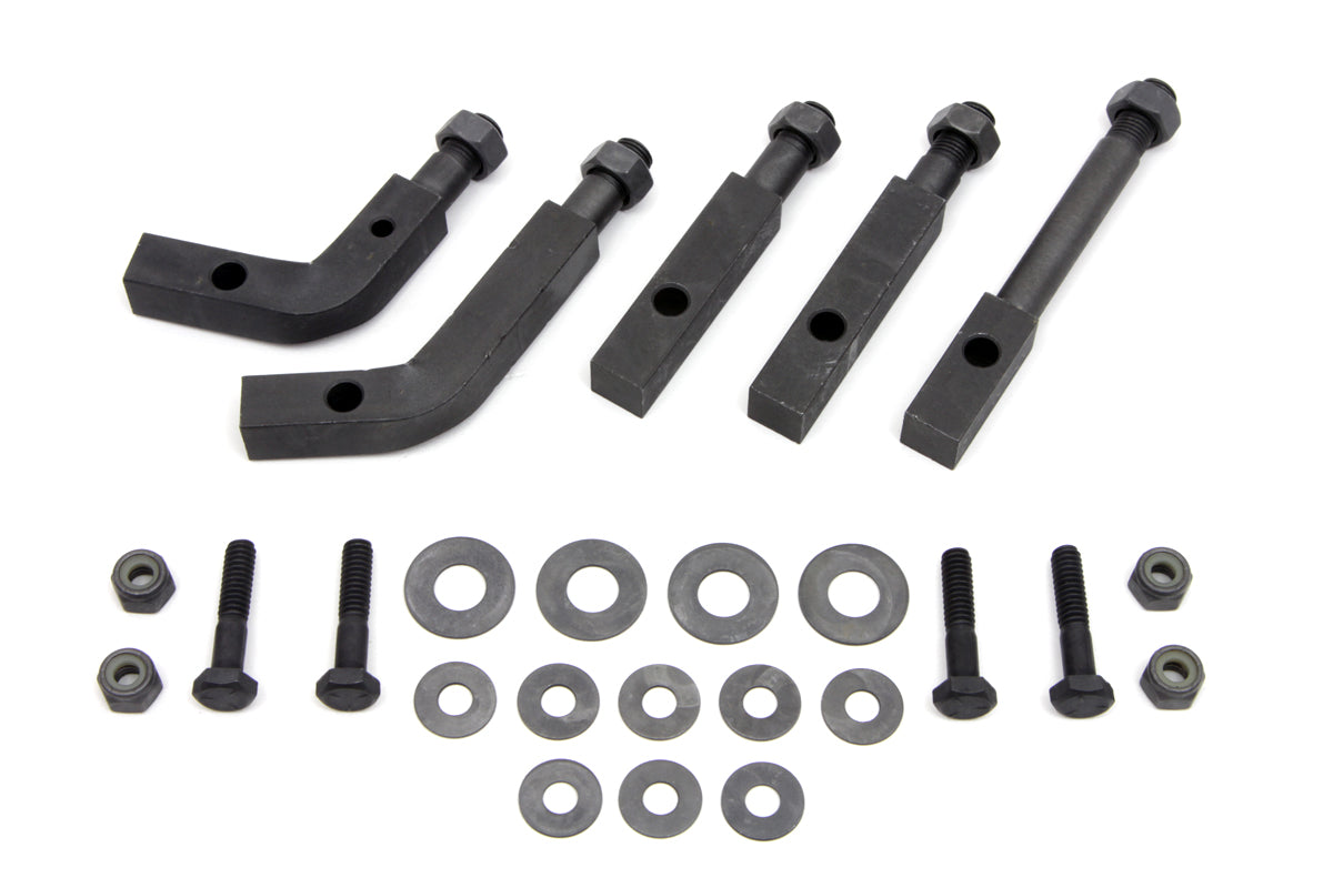 HARLEY Trittbretthalterungssatz parkerisiert Passend für 1936-1948 EL, 1941-1964 FL, 1936-1940 UL,