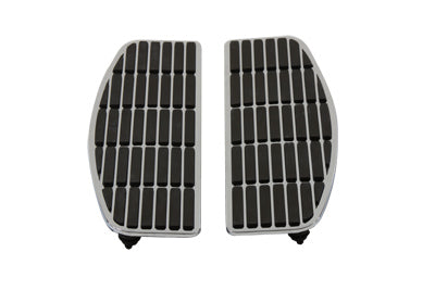 HARLEY Trittbrett-Matten-Set Chrom Passend für 1974-UP FL, 1980-UP FLT, 1986-UP FLST, 1980-UP FLT,