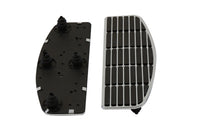 HARLEY Trittbrett-Matten-Set Chrom Passend für 1974-UP FL, 1980-UP FLT, 1986-UP FLST, 1980-UP FLT,