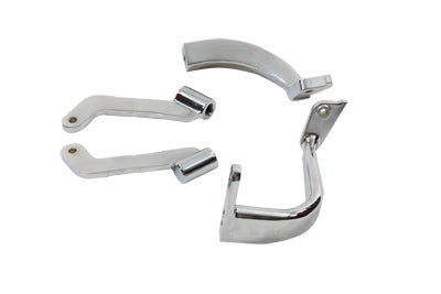 HARLEY Trittbrett-Halterungs-Set Chrom Passend für 1983-2008 FLT,