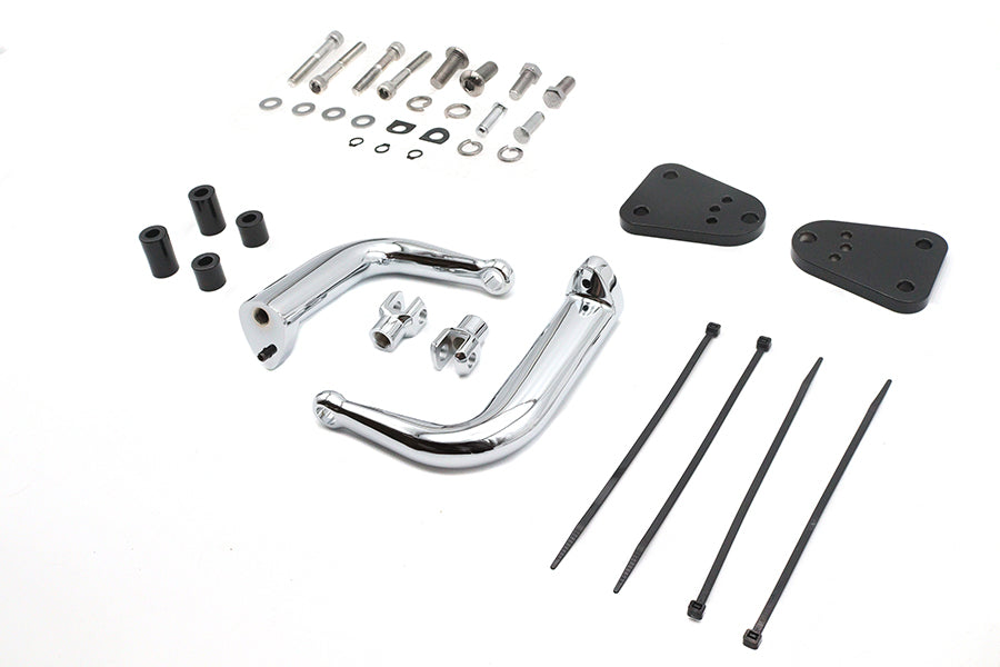 HARLEY XL Highway Bar Kit passend für XL ab Baujahr 2004, mit mittiger Fußrastenanlage