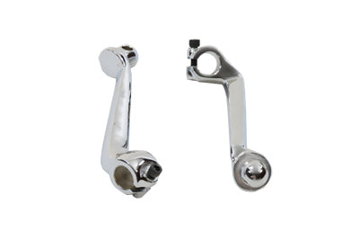 HARLEY Fußrastenhalter-Set Fahrer Chrom Passend für 1952-1974 XL,