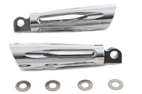 HARLEY Slasher Style Footpeg Set fits 0-  All, models with female mounting block