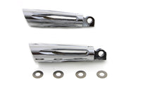 HARLEY Slasher Style Footpeg Set fits 0-  All, models with female mounting block