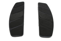 HARLEY Schwarzes rechteckiges Trittbrett-Set, passend für FLT ab Bj. 1980, FLST ab Bj. 1986,