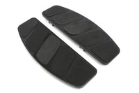 HARLEY Schwarzes rechteckiges Trittbrett-Set, passend für FLT ab Bj. 1980, FLST ab Bj. 1986,