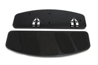 HARLEY Schwarzes rechteckiges Trittbrett-Set, passend für FLT ab Bj. 1980, FLST ab Bj. 1986,