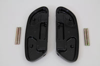 HARLEY Soziustrittbrett-Set Schwarz Passend für 1993-UP FLT,
