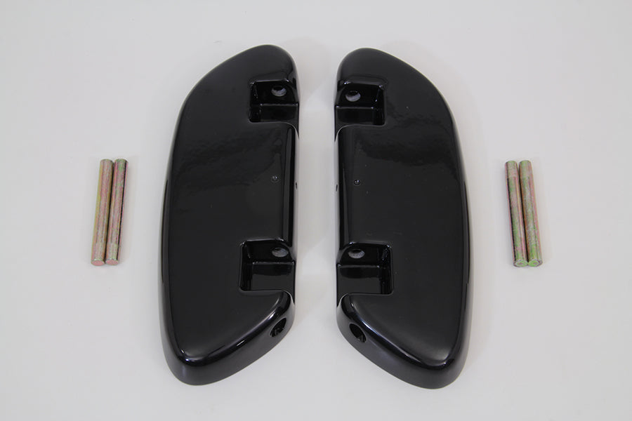 HARLEY Soziustrittbrett-Set Schwarz Passend für 1993-UP FLT,