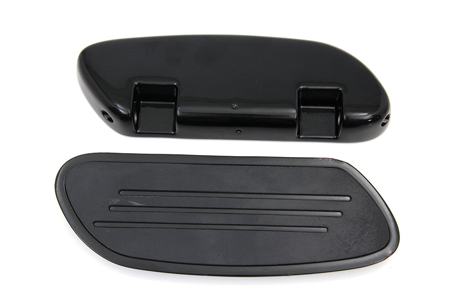 HARLEY Schwarzes Sozius-Trittbrett-Set passend für FLT 1993–2010,