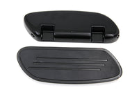 HARLEY Schwarzes Sozius-Trittbrett-Set passend für FLT 1993–2010,