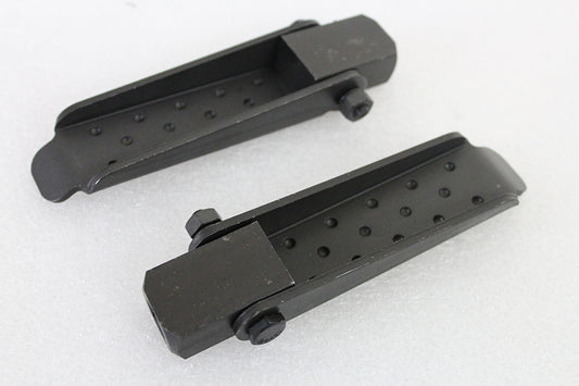 HARLEY Parkerized Rear Footpeg Set Fits 0-  Custom, application