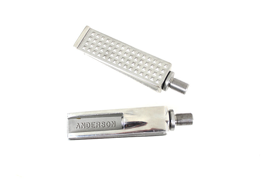 HARLEY Anderson Fußrastenset Edelstahl Passend für 0-  Custom, Anwendung