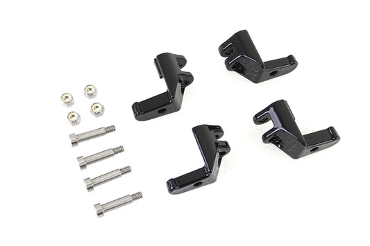 HARLEY Driver Footboard Relocator Kit Schwarz Passend für 2017-UP FLHR, 2017-UP FLHRC, 2017-UP FLHTK, 2