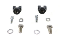 HARLEY Mini-Fußrasten-Clevis-Set Schwarz Passend für 0- Custom, Anwendung für männliche Endrasten