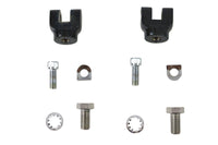 HARLEY Mini-Fußrasten-Clevis-Set Schwarz Passend für 0- Custom, Anwendung für männliche Endrasten