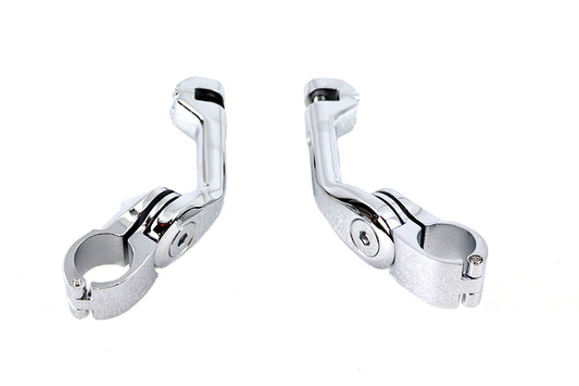 HARLEY Adjustable Long Footpeg Mount Kit Chrome Fits 0-  Custom, application