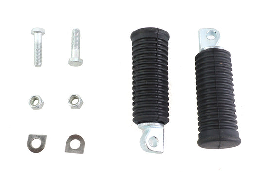 HARLEY Replica Large Rubber Footpeg Set fits 0-  All, models with female style mounting block