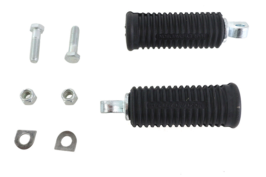 HARLEY Replica Large Rubber Footpeg Set fits 0-  All, models with female style mounting block