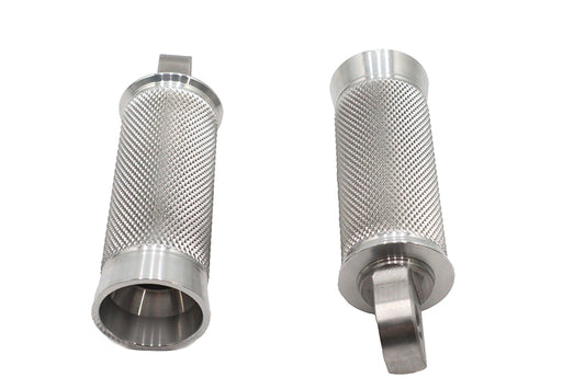 HARLEY Speedster Hollow Point Fußrasten-Set, verchromt, passend für 1973-UP FX,