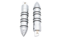 HARLEY Rocket Style Fußrasten-Set Chrom Passend für 0- Alle, Modelle mit weiblichem Montageblock