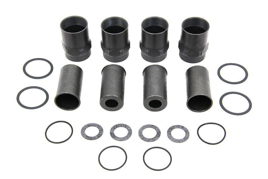 HARLEY Valve Spring Cover Set fits 1942-1952 W,  1942-1973 G,