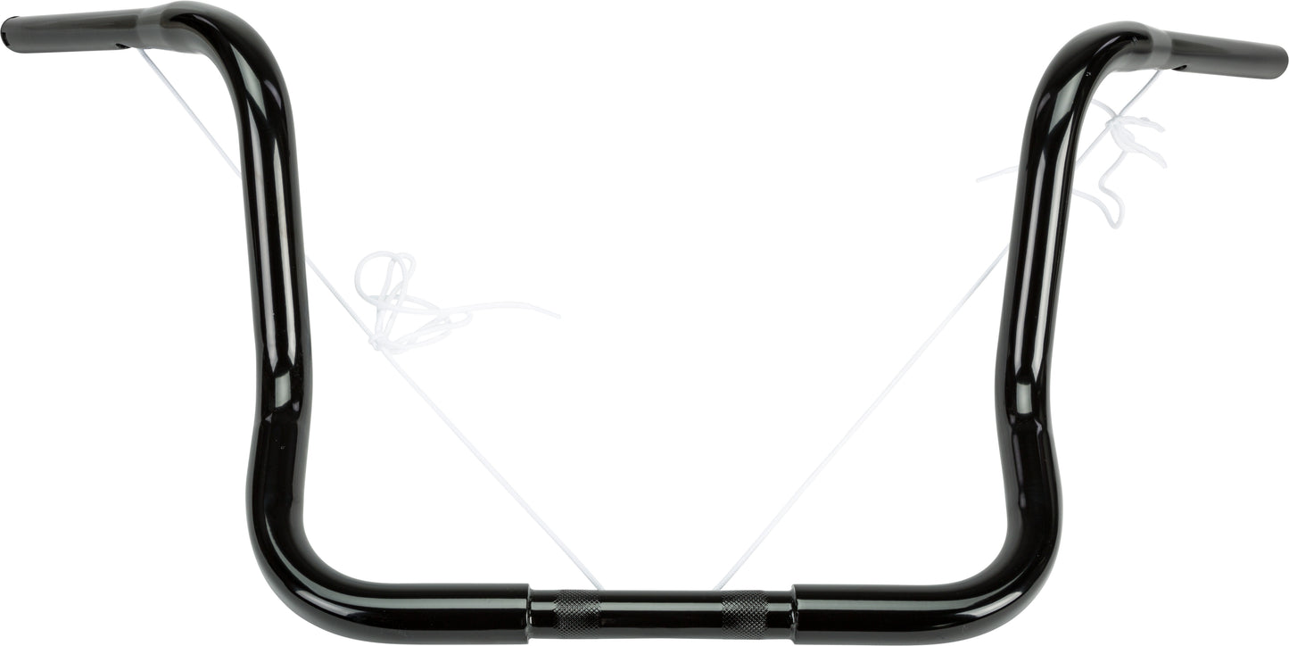 HARLEY HARDDRIVE 1.25" BAGGER APE-HANGER 14" GLOSS BLACK TBW  21-558GB