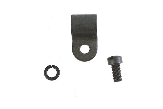 HARLEY Parkerisierter Bremszug-Gabelclip passend für 1936-1940 EL, 1941-1948 FL, 1941-1957 W, 1941-