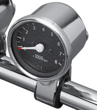 Custom Chrome HARLEY MINI-ELECTRIC TACH W/CLMP