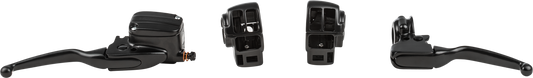 HARLEY HARDDRIVE HANDLEBAR CONTROL KIT BLK CBL CLUTCH `08-16 ULTRA  53603