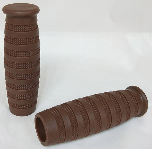 HARLEY Brown Grip Set Fits 0-  Custom, application