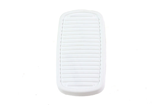 HARLEY White Brake Pedal Rubber fits 2006-UP FLT,  2006-UP FLST,  2006-UP FXST,