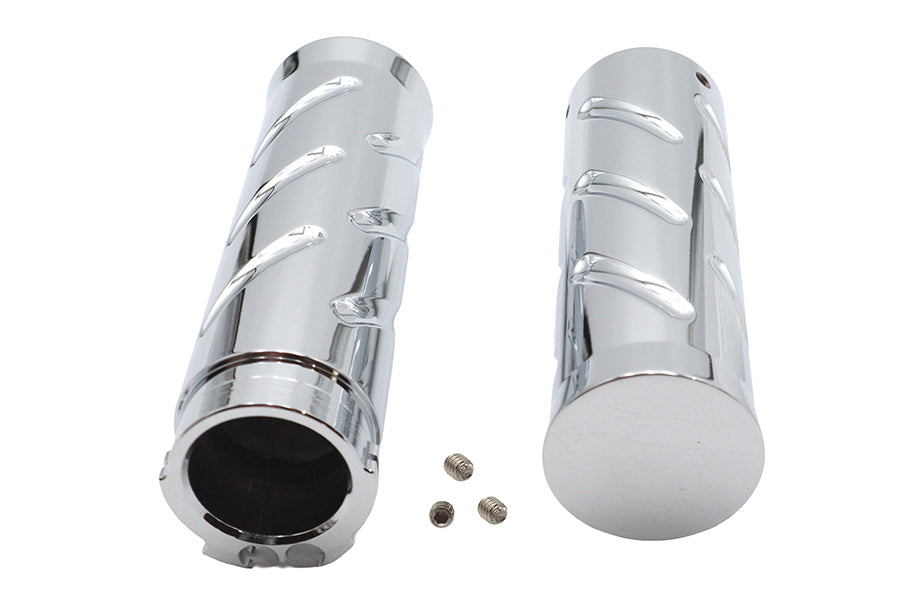 HARLEY Billet Twist Style Griffset passend für 1974-1984 FL, 1974-1984 FX, 1974-UP XL, 1984-2015 FXST