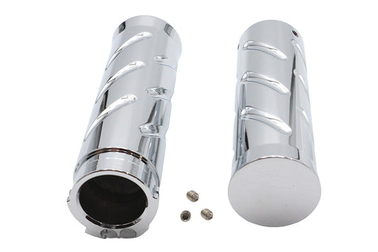 HARLEY Billet Twist Style Griffset passend für 1974-1984 FL, 1974-1984 FX, 1974-UP XL, 1984-2015 FXST