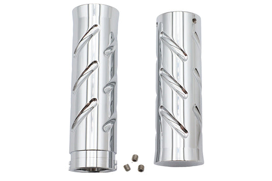 HARLEY Billet Twist Style Griffset passend für 1974-1984 FL, 1974-1984 FX, 1974-UP XL, 1984-2015 FXST