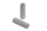 HARLEY Replica Rib Style White Grip Set fits 1962-1972 FL,   1962-1972 XL,