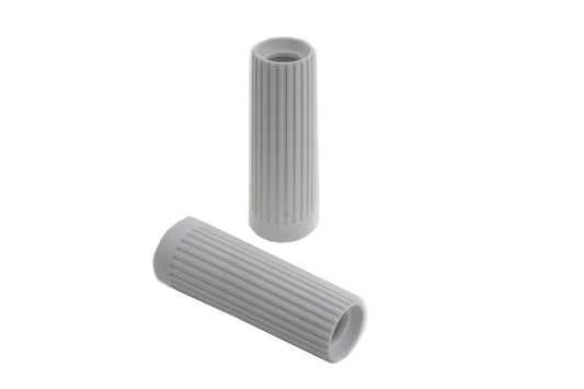 HARLEY Replica Rib Style White Grip Set fits 1962-1972 FL,   1962-1972 XL,