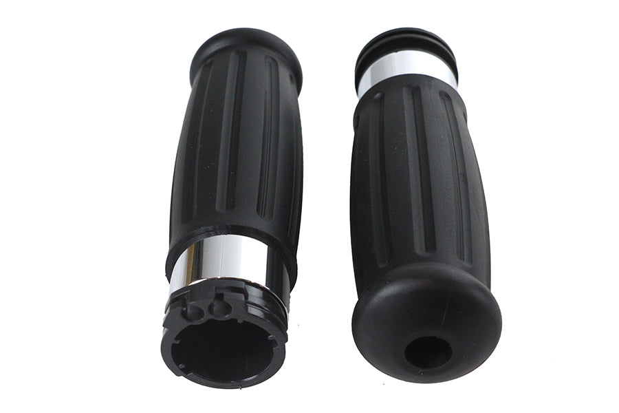 HARLEY Black Grip Set 1909 Style Passend für 1996-2015 FXST, 1996-2015 FLST, 1996-2017 FXD, 1996-UP X