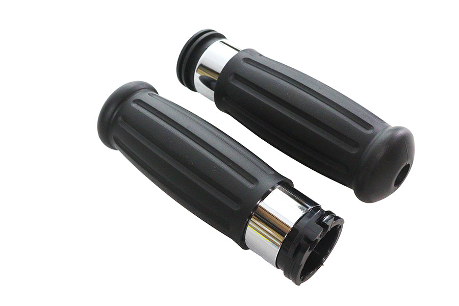 HARLEY Black Grip Set 1909 Style Passend für 1996-2015 FXST, 1996-2015 FLST, 1996-2017 FXD, 1996-UP X