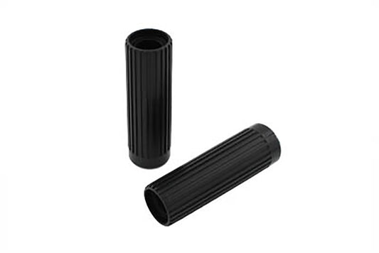 HARLEY Replica Rib Style Grip Set Black fits 1974-UP FX,   1974-UP XL,   1974-UP FL,