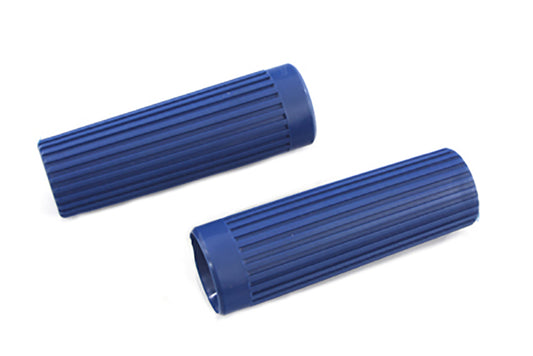 HARLEY Replica Rib Style Grip Set Blue fits 1974-UP FX,   1974-UP XL,   1974-UP FL,