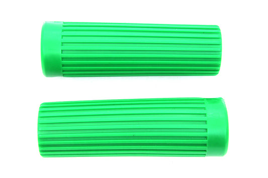 HARLEY Replica Rib Style Grip Set Green fits 1974-UP FX,   1974-UP XL,   1974-UP FL,