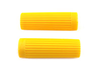 HARLEY Yellow Grip Set Original Rib Style fits 1962-1965 FL,  1963-1965 XL,