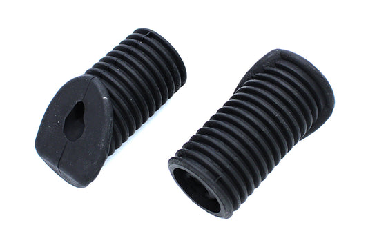 HARLEY Fußrastengummi-Set Schwarz Passend für 1982-1994 FXR,   1982-1994 FXR,